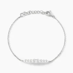 Bracelet Aliah Argent Blanc Oxyde De Zirconium