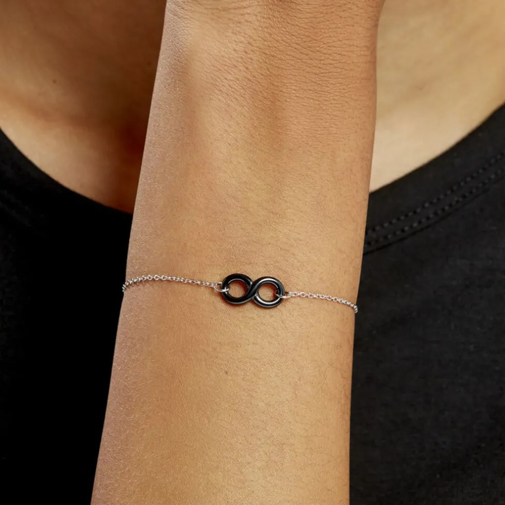 Bracelet Alicia Argent Blanc Céramique