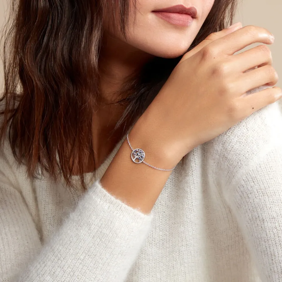 Bracelet Alive Argent Blanc Oxyde De Zirconium