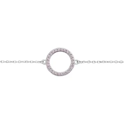 Bracelet Ambroisie Argent Blanc Oxyde De Zirconium