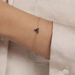 Bracelet Amellia Argent Rose Oxyde De Zirconium