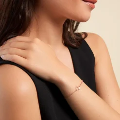 Bracelet Amorette Argent Rose