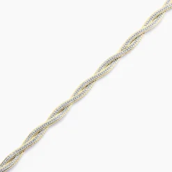 Bracelet Anaiz Argent Bicolore