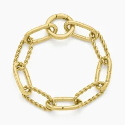 Bracelet Andria Acier Jaune