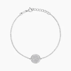 Bracelet Angeles Argent Blanc Oxyde De Zirconium