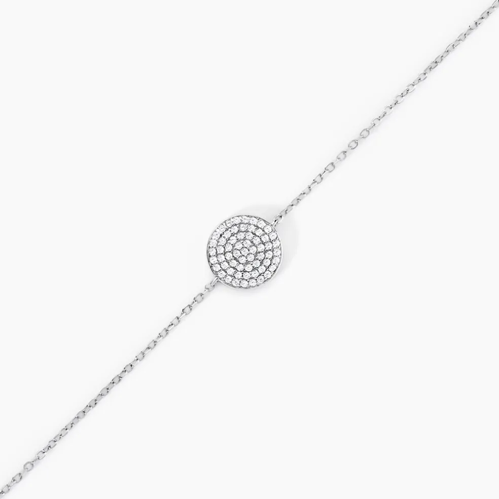 Bracelet Angeles Argent Blanc Oxyde De Zirconium
