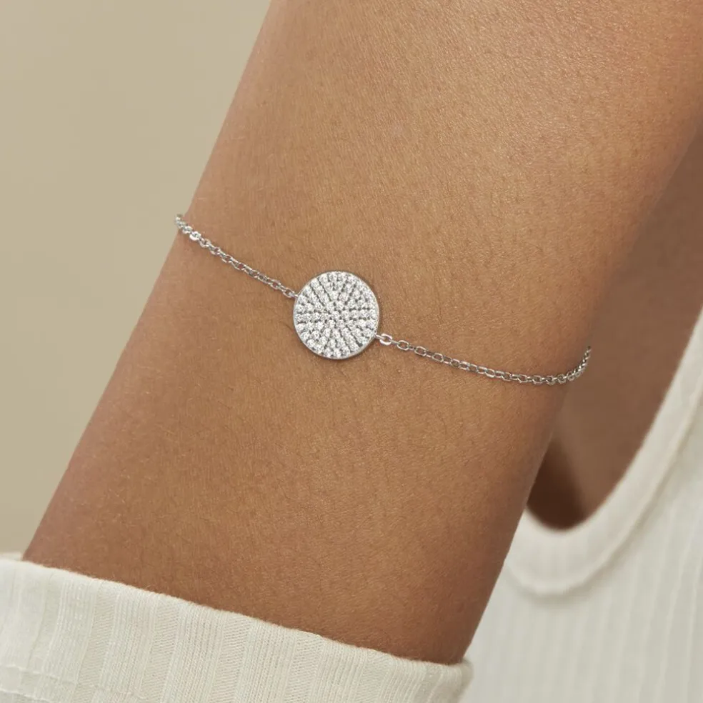 Bracelet Angeles Argent Blanc Oxyde De Zirconium