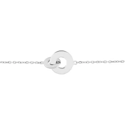 Bracelet Anjeza Argent Blanc