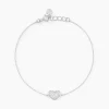 Bracelet Annouk Argent Blanc Oxyde De Zirconium