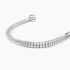 Bracelet Anthia Argent Blanc Oxyde De Zirconium