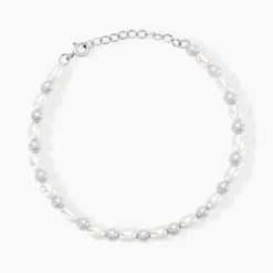 Bracelet Argent Bede Perles De Culture