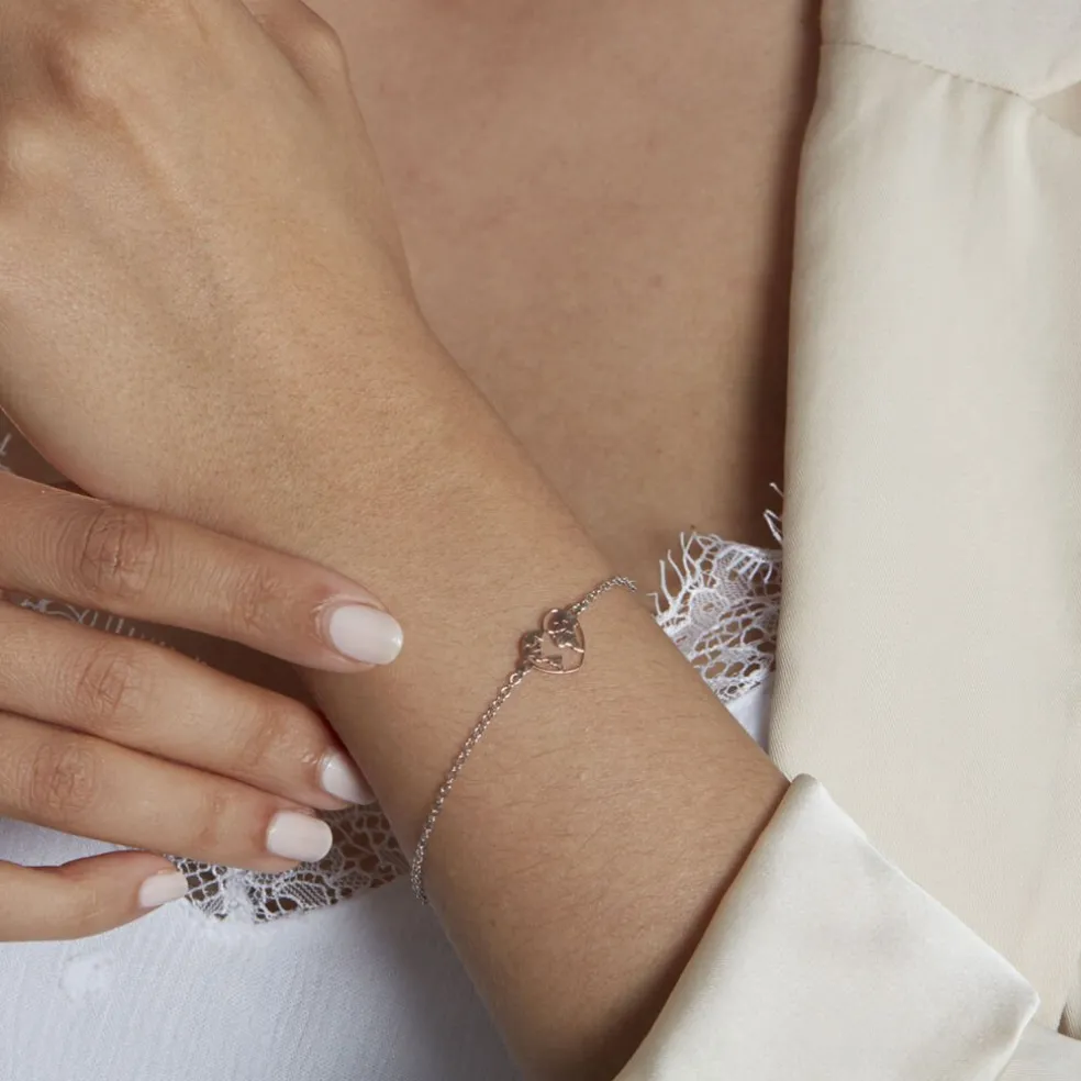 Bracelet Argent Bicolore Toyo