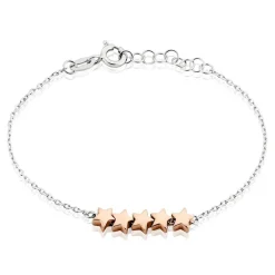 Bracelet Argent Bicolore Manya