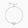 Bracelet Argent Blanc Annice Oxydes De Zirconium