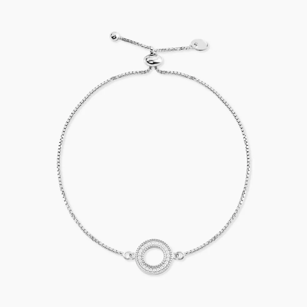 Bracelet Argent Blanc Anrai Oxydes De Zirconium
