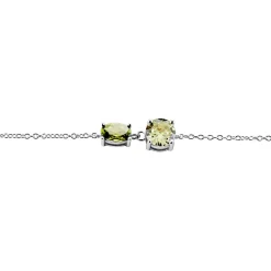 Bracelet Argent Blanc Brenna Oxydes De Zirconium