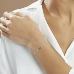 Bracelet Argent Blanc Brenna Oxydes De Zirconium