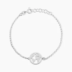 Bracelet Argent Blanc Colombina