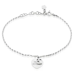 Bracelet Argent Blanc Euthalia