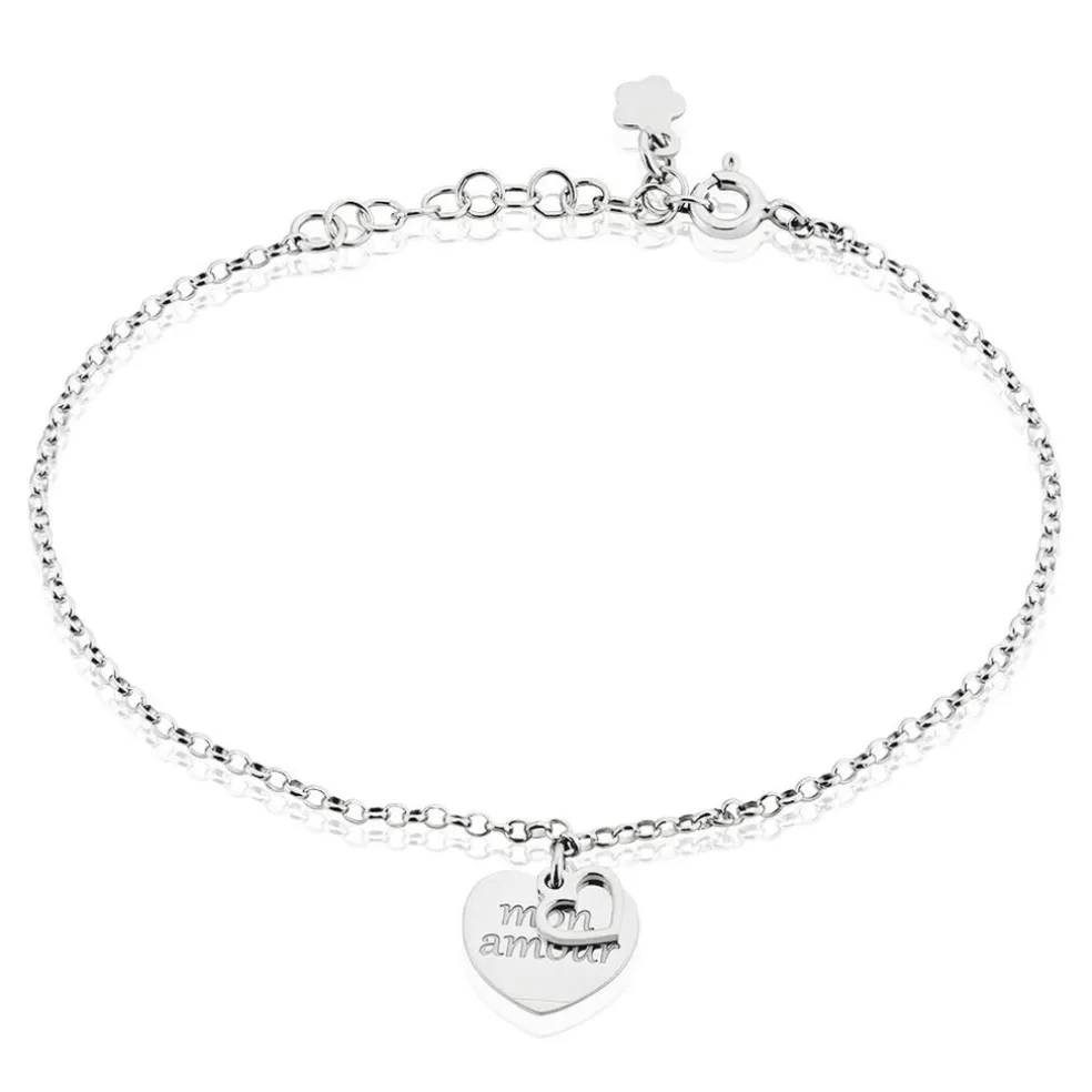 Bracelet Argent Blanc Euthalia