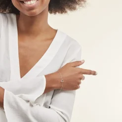 Bracelet Argent Blanc Gyoso