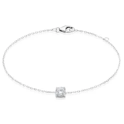 Bracelet Argent Blanc Lylwenn Oxyde De Zirconium