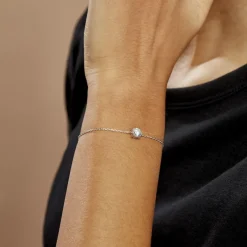 Bracelet Argent Blanc Lylwenn Oxyde De Zirconium
