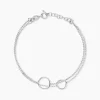 Bracelet Argent Blanc Merien