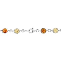 Bracelet Argent Blanc Rosalie Ambres