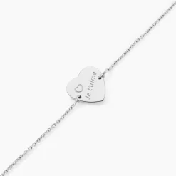 Bracelet Argent Blanc Sharla