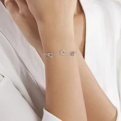 Bracelet Argent Blanc Suzy