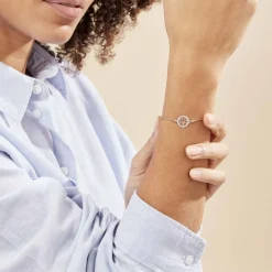 Bracelet Argent Blanc Vroon