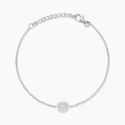 Bracelet Argent Chaker Oxydes De Zirconium