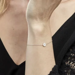 Bracelet Argent Chaker Oxydes De Zirconium