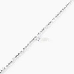 Bracelet Argent Constantin Argent Blanc Oxyde