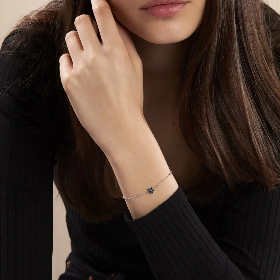 Bracelet Argent Laldilon Oxydes De Zirconium