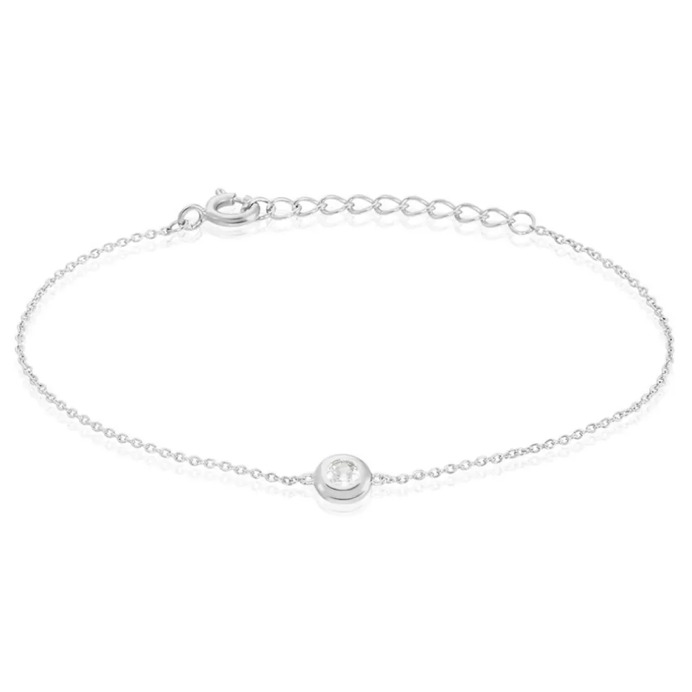 Bracelet Argent Laureano Oxydes De Zirconium