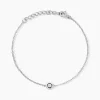 Bracelet Argent Laureto Oxydes De Zirconium