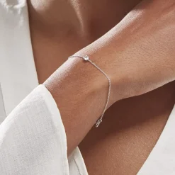 Bracelet Argent Lylwenn Oxydes De Zirconium
