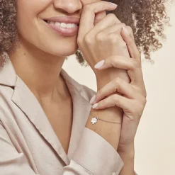 Bracelet Argent Mechtelt Oxydes De Zirconium