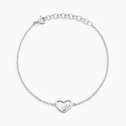 Bracelet Argent Shelan Oxydes De Zirconium