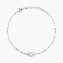 Bracelet Argent Tania Oxydes De Zirconium