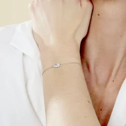 Bracelet Argent Tania Oxydes De Zirconium