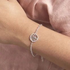 Bracelet Argent Urcisse Oxydes De Zirconium