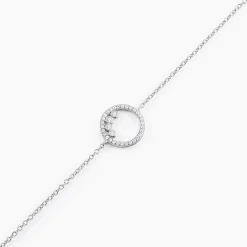 Bracelet Argent Ursine Oxydes De Zirconium