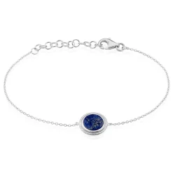 Bracelet Argent Zea Lapis Lazulis
