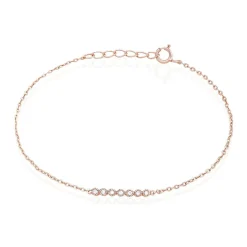 Bracelet Aryles Argent Rose Oxyde De Zirconium