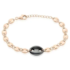 Bracelet Ashoka Argent Rose Céramique