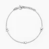 Bracelet Astria Argent Blanc