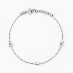 Bracelet Astria Argent Blanc